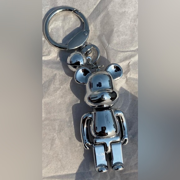 Keyring Bear Quicksand Keyring Acrylic Key Bag/Backpack Pendant NWT - Picture 5 of 5